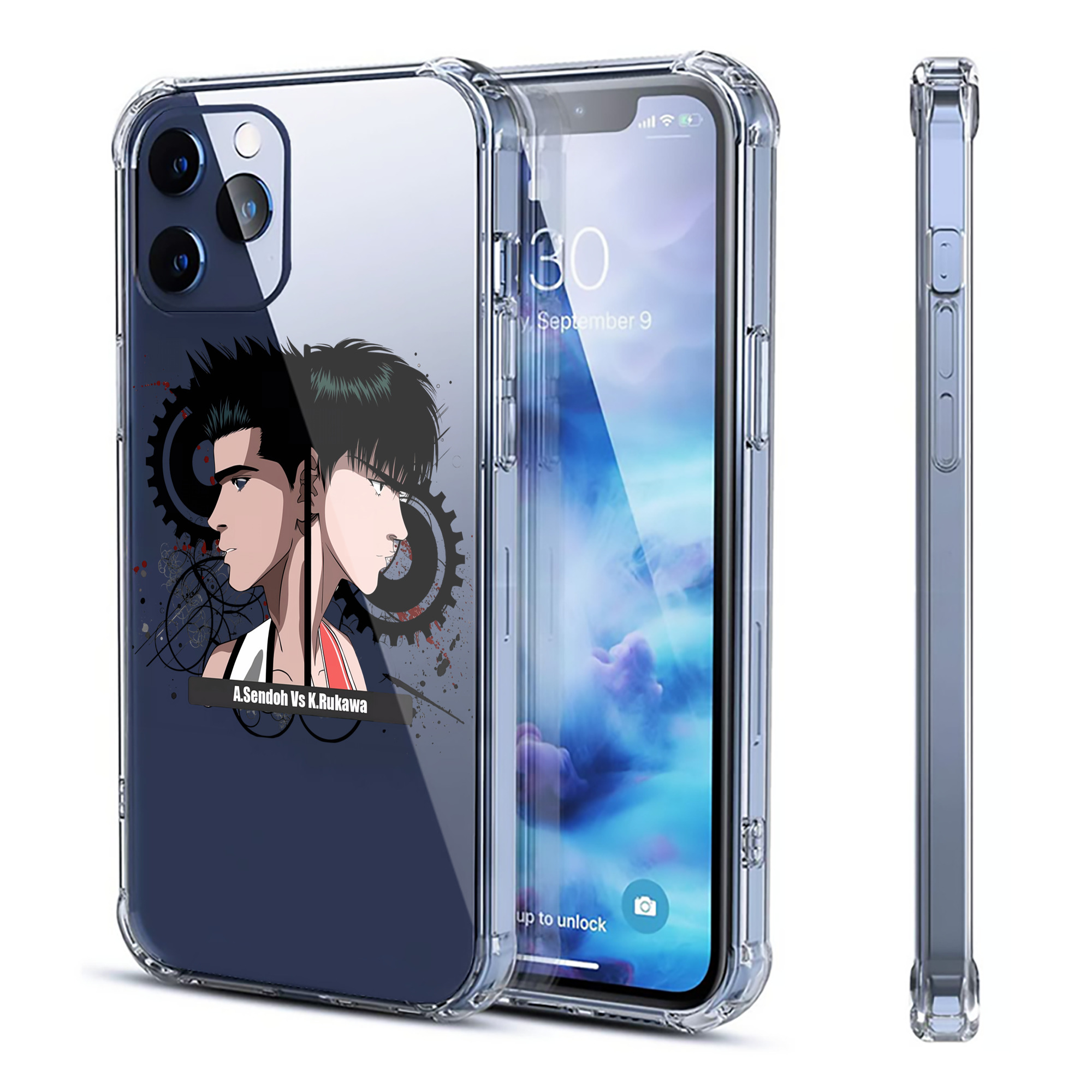 （画像用） SLAM DUNK／スラムダンク 【iPhone 12シリーズ対応】透明スマホケース（クリアソフトケース）